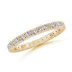 Round Diamond Full Eternity Wedding Ring