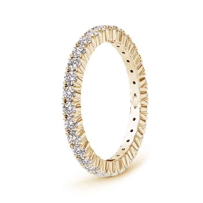 Round Diamond Full Eternity Wedding Ring