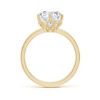Six Prong-Set Round Lab-Grown Diamond Solitaire Classic Engagement Ring
