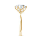 Six Prong-Set Round Lab-Grown Diamond Solitaire Classic Engagement Ring