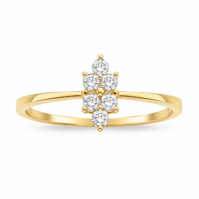 Diamond Blossom Ring