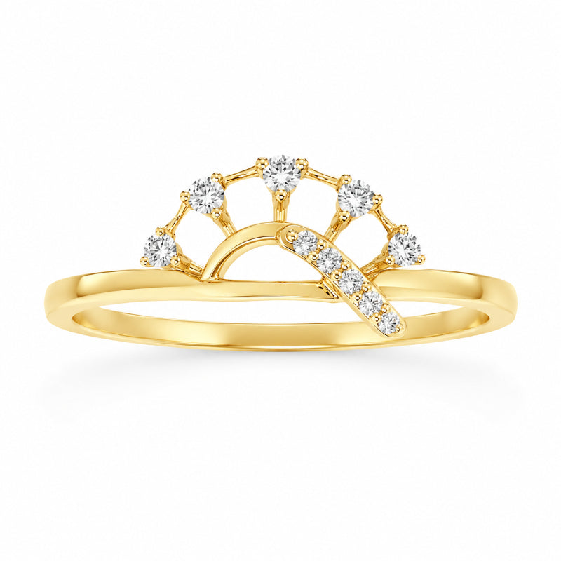 Diamond Sunrise Ring