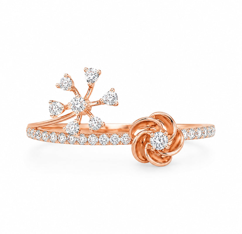 Diamond Rose Garden Ring