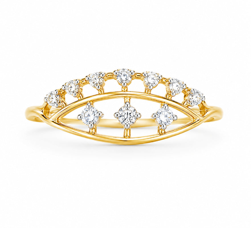 Diamond Celestial Eye Ring