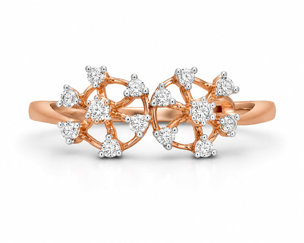 Diamond Twin Halo Ring