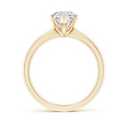 Lab-Grown Marquise Diamond Reverse Tapered Shank Solitaire Engagement Ring