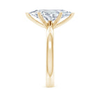 Lab-Grown Marquise Diamond Reverse Tapered Shank Solitaire Engagement Ring